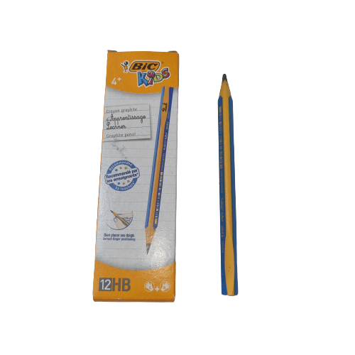 Crayon Graphite Kids Evolution HB Boy boîte de 12 - BIC