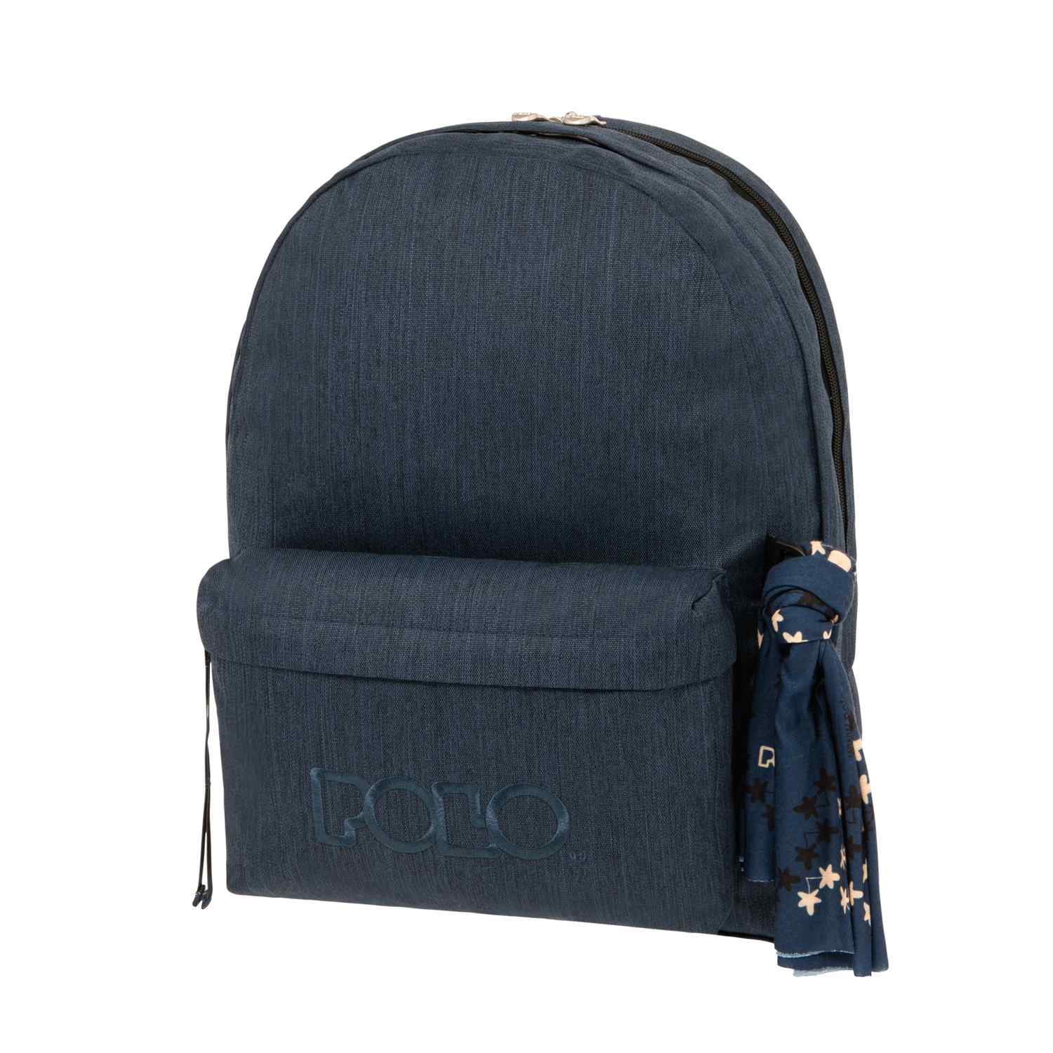 Sac à Dos POLO DOUBLE + SCARF Couleur Bleu Marine Réf: 9-01-235 - POLO
