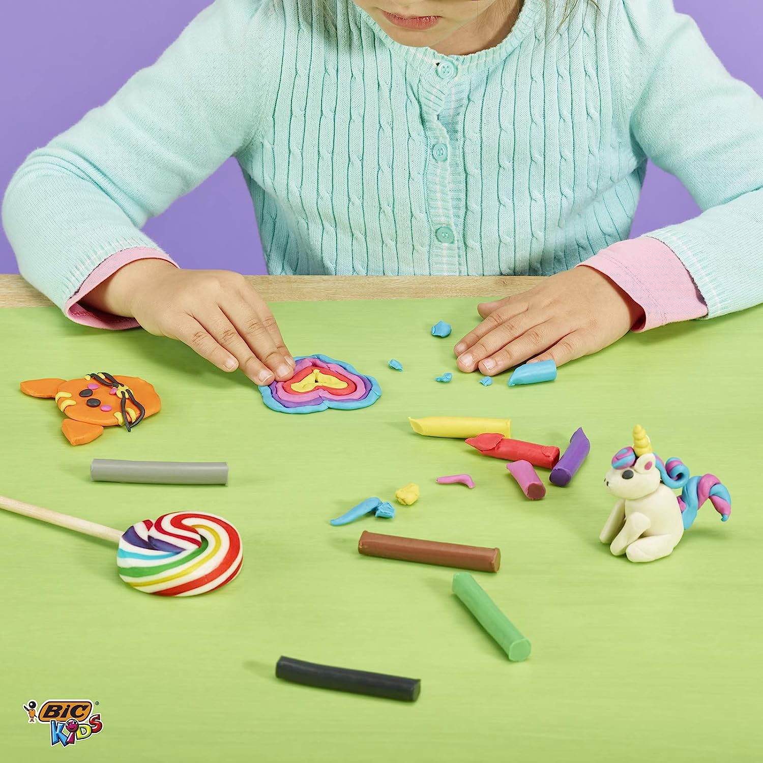 Pâte à Modeler Plasticine boîte de 12– BIC
